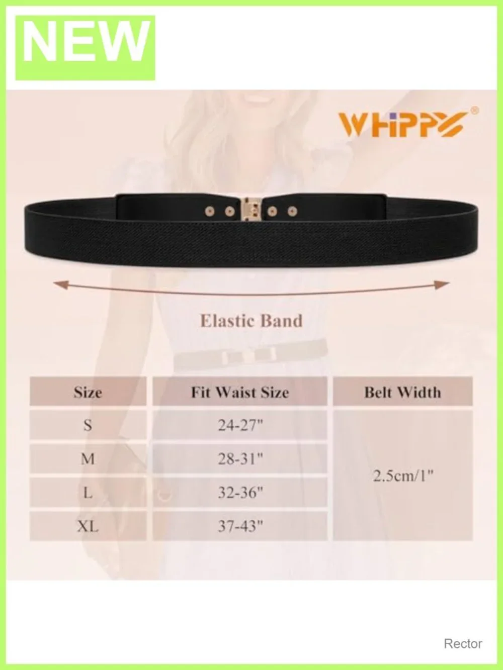 2 Pack Women Skinny Elastic Stretch Belt with Gold Buckle for Dresses Suits